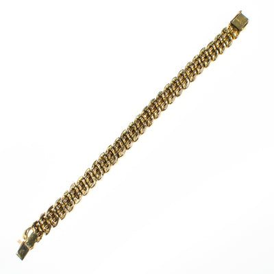 Ciner Gold Roller Bracelet by Ciner - Vintage Meet Modern Vintage Jewelry - Chicago, Illinois - #oldhollywoodglamour #vintagemeetmodern #designervintage #jewelrybox #antiquejewelry #vintagejewelry