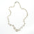 Vintage 1950s White Moonglow Bubble Bead Necklace