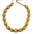 Mid Century Gold Leaf Necklace