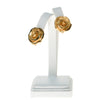 Crown Trifari Gold Rose Earrings by Crown Trifari - Vintage Meet Modern Vintage Jewelry - Chicago, Illinois - #oldhollywoodglamour #vintagemeetmodern #designervintage #jewelrybox #antiquejewelry #vintagejewelry