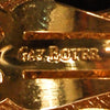 Gay Boyer Gold Ribbed Hoop Earrings by Gay Boyer - Vintage Meet Modern Vintage Jewelry - Chicago, Illinois - #oldhollywoodglamour #vintagemeetmodern #designervintage #jewelrybox #antiquejewelry #vintagejewelry
