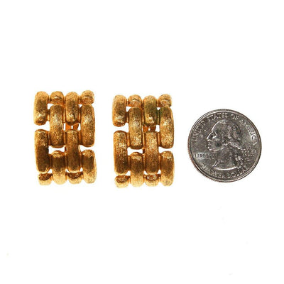 Givenchy Couture Gold Chain Link Earrings by Givenchy - Vintage Meet Modern Vintage Jewelry - Chicago, Illinois - #oldhollywoodglamour #vintagemeetmodern #designervintage #jewelrybox #antiquejewelry #vintagejewelry