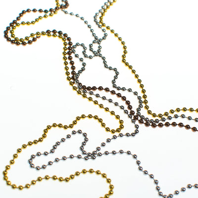 Vintage Ultra Long Beaded Chain Necklace by Diane von Furstenberg by Diane von Furstenberg - Vintage Meet Modern Vintage Jewelry - Chicago, Illinois - #oldhollywoodglamour #vintagemeetmodern #designervintage #jewelrybox #antiquejewelry #vintagejewelry