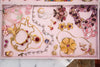 Vintage Mid Century Modern Large Gold Mesh Flower Brooch with Amethyst Crystal by 1960s - Vintage Meet Modern Vintage Jewelry - Chicago, Illinois - #oldhollywoodglamour #vintagemeetmodern #designervintage #jewelrybox #antiquejewelry #vintagejewelry