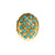 Vintage Turquoise Bead Gold Locket Statement Ring