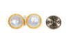 Moonstone Lucite Clip Earrings by 1960s Vintage - Vintage Meet Modern Vintage Jewelry - Chicago, Illinois - #oldhollywoodglamour #vintagemeetmodern #designervintage #jewelrybox #antiquejewelry #vintagejewelry