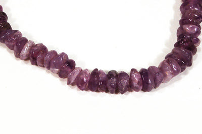 1970's Tumbled Amethyst Bead Necklace by 1970's - Vintage Meet Modern Vintage Jewelry - Chicago, Illinois - #oldhollywoodglamour #vintagemeetmodern #designervintage #jewelrybox #antiquejewelry #vintagejewelry