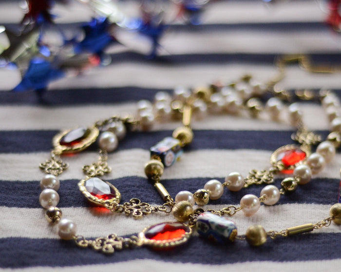 A Vintage Inspired Fourth of July Outfit - Vintage Meet Modern  vintage.meet.modern.jewelry