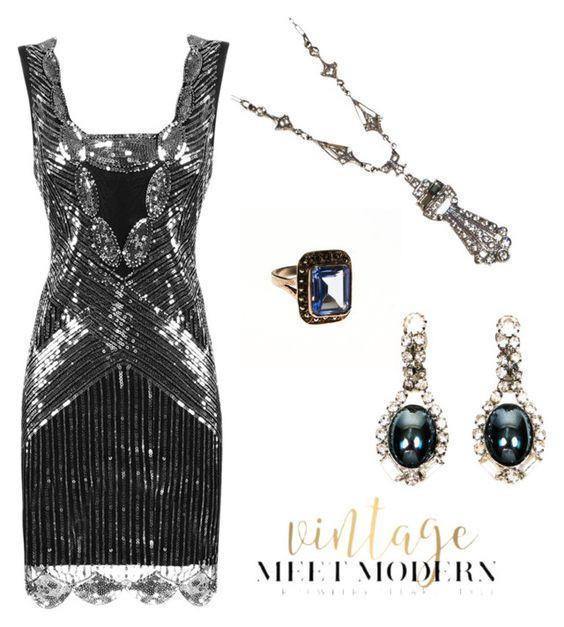 Art Deco Inspired New Years Eve - Vintage Meet Modern  vintage.meet.modern.jewelry