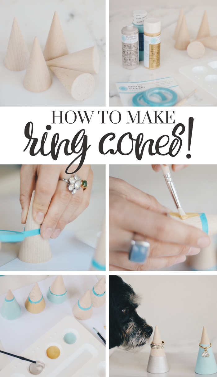 DIY Ring Cones - Vintage Meet Modern  vintage.meet.modern.jewelry
