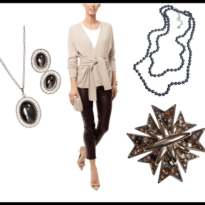How To Wear Neutrals - Vintage Meet Modern  vintage.meet.modern.jewelry