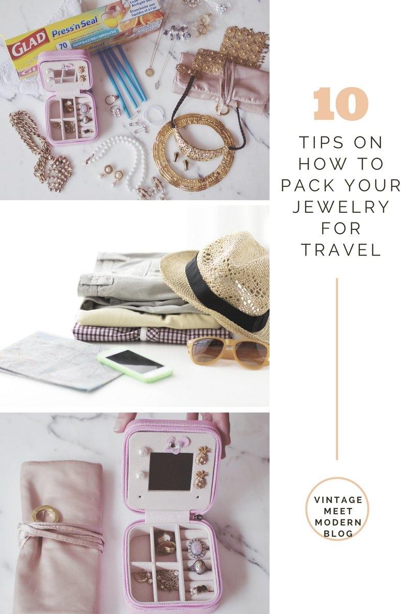 Vacation Bound -- How to pack Your Jewelry - Vintage Meet Modern  vintage.meet.modern.jewelry