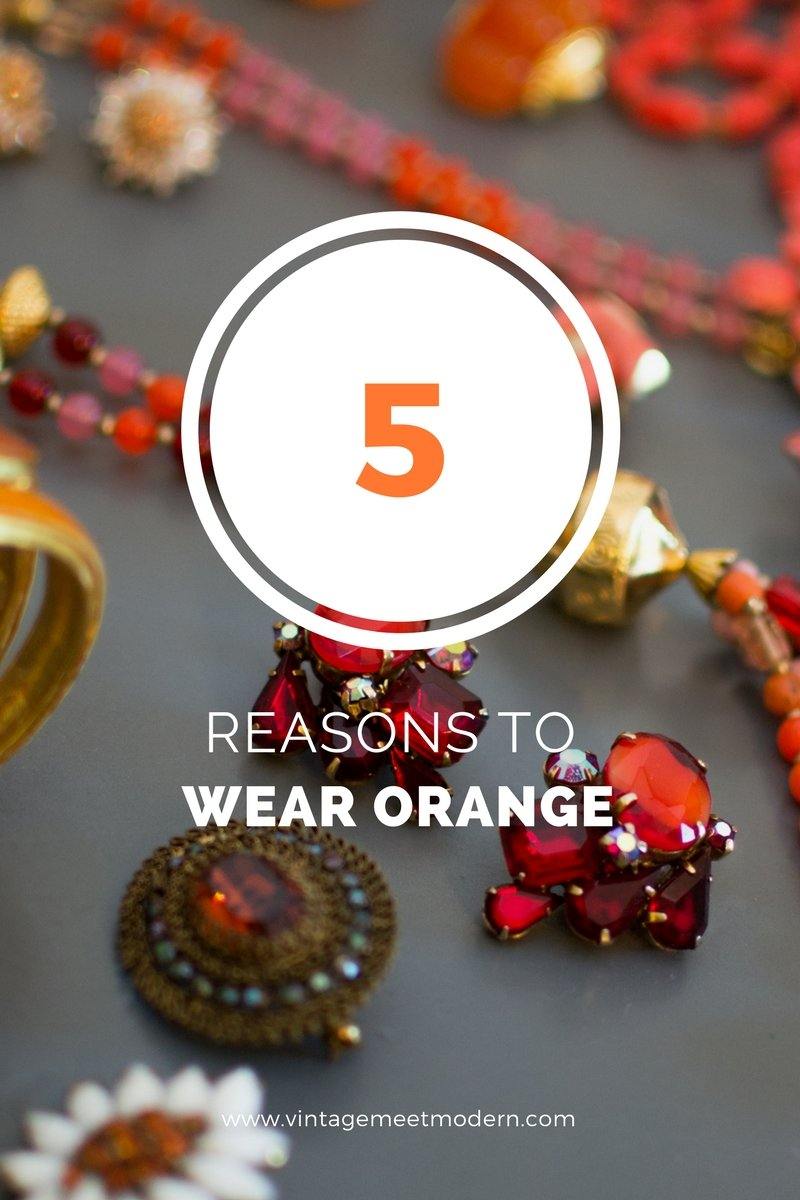 Vintage Meet Modern | 5 Reasons to Wear the Color Orange