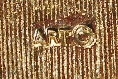 1960s Art Mode Mod Maltese Cross Statement Necklace in Gold, Red, and Orange by Art Mode - Vintage Meet Modern Vintage Jewelry - Chicago, Illinois - #oldhollywoodglamour #vintagemeetmodern #designervintage #jewelrybox #antiquejewelry #vintagejewelry