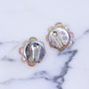 Vintage Faux Pearl with Yellow and Light Pink Crystal Cluster Clip Earrings by Unsigned Beauty - Vintage Meet Modern Vintage Jewelry - Chicago, Illinois - #oldhollywoodglamour #vintagemeetmodern #designervintage #jewelrybox #antiquejewelry #vintagejewelry