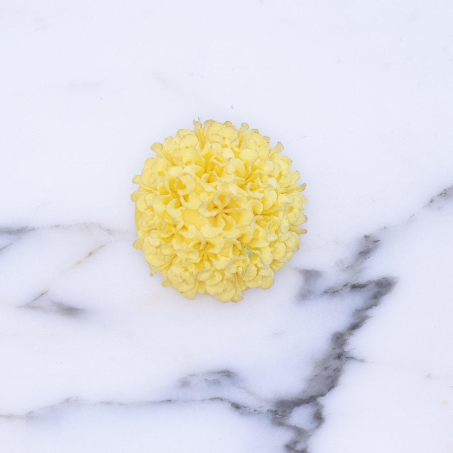 Vintage Yellow Carved Thermoset Flower Brooch by Unsigned Beauty - Vintage Meet Modern Vintage Jewelry - Chicago, Illinois - #oldhollywoodglamour #vintagemeetmodern #designervintage #jewelrybox #antiquejewelry #vintagejewelry