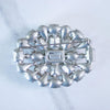 Vintage 1940s Art Deco Large Diamante Brooch by Unsigned Beauty - Vintage Meet Modern Vintage Jewelry - Chicago, Illinois - #oldhollywoodglamour #vintagemeetmodern #designervintage #jewelrybox #antiquejewelry #vintagejewelry