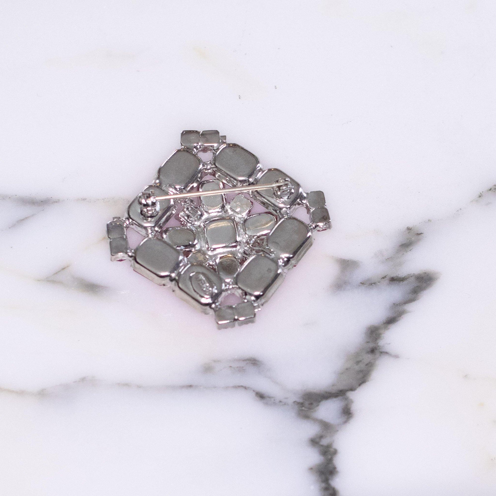 Vintage Weiss Bright Pink Rhinestone Brooch by Weiss - Vintage Meet Modern Vintage Jewelry - Chicago, Illinois - #oldhollywoodglamour #vintagemeetmodern #designervintage #jewelrybox #antiquejewelry #vintagejewelry