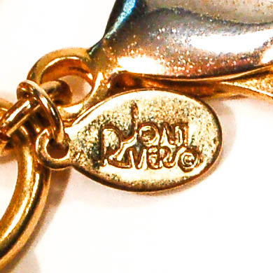 Vintage Joan Rivers Bracelet with Citrine and Topaz Lucite Faceted Crystal Charms by Joan Rivers - Vintage Meet Modern Vintage Jewelry - Chicago, Illinois - #oldhollywoodglamour #vintagemeetmodern #designervintage #jewelrybox #antiquejewelry #vintagejewelry