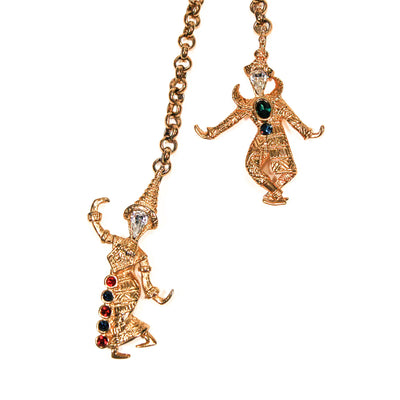 KJL Thai Dancers Necklace and Brooch by KJL - Vintage Meet Modern Vintage Jewelry - Chicago, Illinois - #oldhollywoodglamour #vintagemeetmodern #designervintage #jewelrybox #antiquejewelry #vintagejewelry