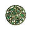 Vintage Green Rhinestone Brooch by 1960s - Vintage Meet Modern Vintage Jewelry - Chicago, Illinois - #oldhollywoodglamour #vintagemeetmodern #designervintage #jewelrybox #antiquejewelry #vintagejewelry