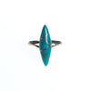 Vintage Turquoise and Sterling Silver Inlay Statement Ring by 1970s - Vintage Meet Modern Vintage Jewelry - Chicago, Illinois - #oldhollywoodglamour #vintagemeetmodern #designervintage #jewelrybox #antiquejewelry #vintagejewelry