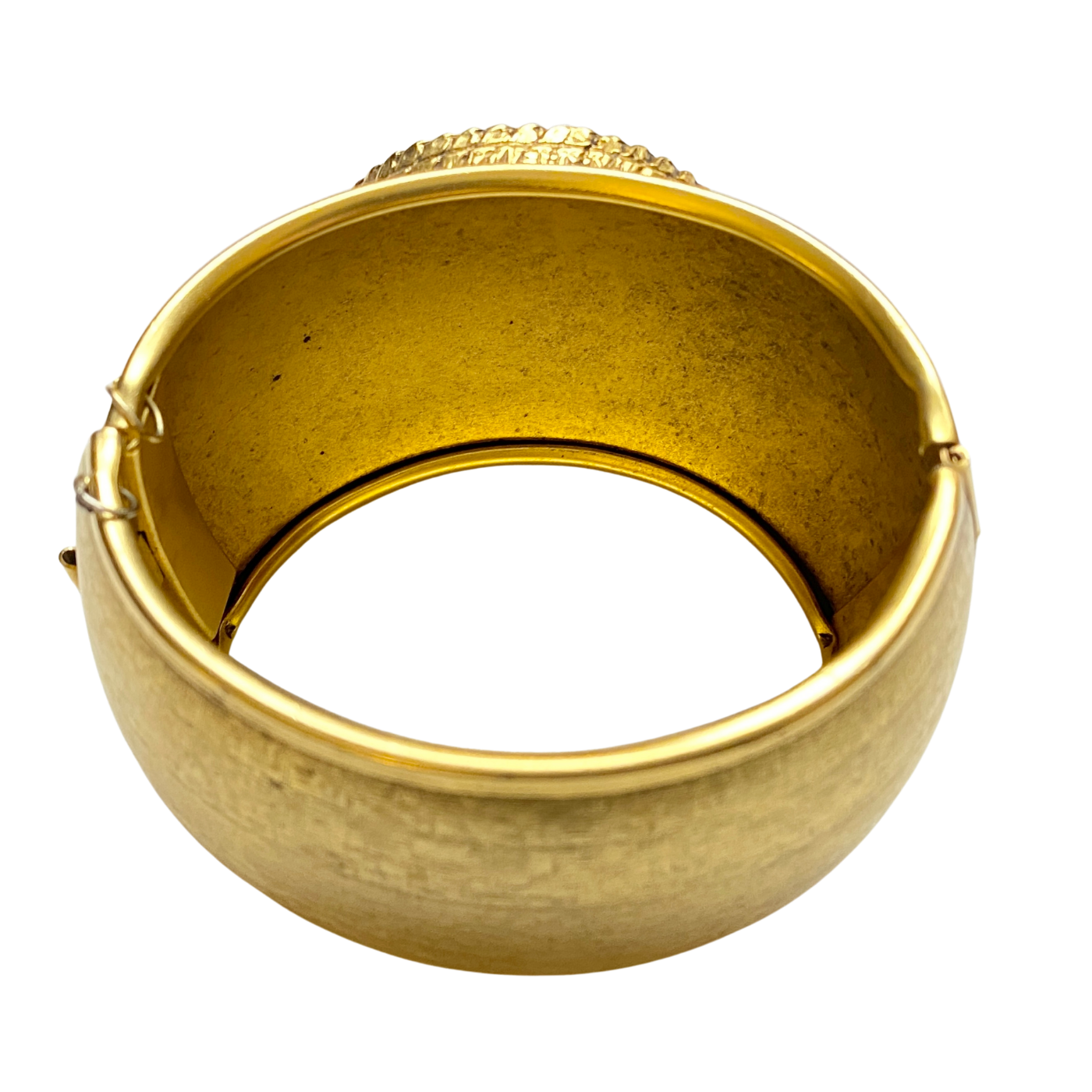 Couture Style French Coin Cuff Bracelet by Vintage Meet Modern - Vintage Meet Modern Vintage Jewelry - Chicago, Illinois - #oldhollywoodglamour #vintagemeetmodern #designervintage #jewelrybox #antiquejewelry #vintagejewelry