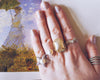 Diamonique Chevron CZ Band Ring by 1980s - Vintage Meet Modern Vintage Jewelry - Chicago, Illinois - #oldhollywoodglamour #vintagemeetmodern #designervintage #jewelrybox #antiquejewelry #vintagejewelry