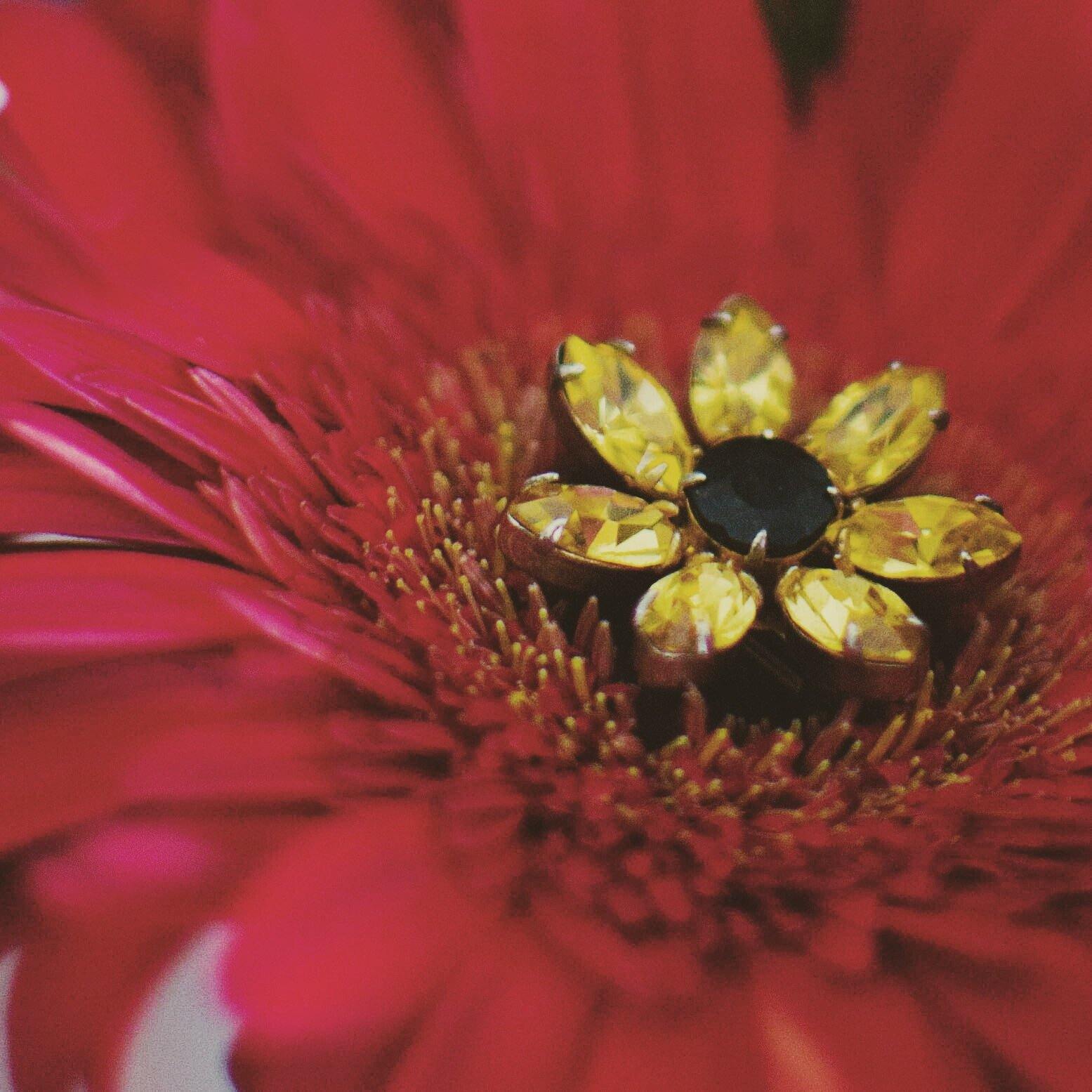 Yellow and Black Rhinestone Sunflower Scatter Pin by Unsigned Beauty - Vintage Meet Modern Vintage Jewelry - Chicago, Illinois - #oldhollywoodglamour #vintagemeetmodern #designervintage #jewelrybox #antiquejewelry #vintagejewelry