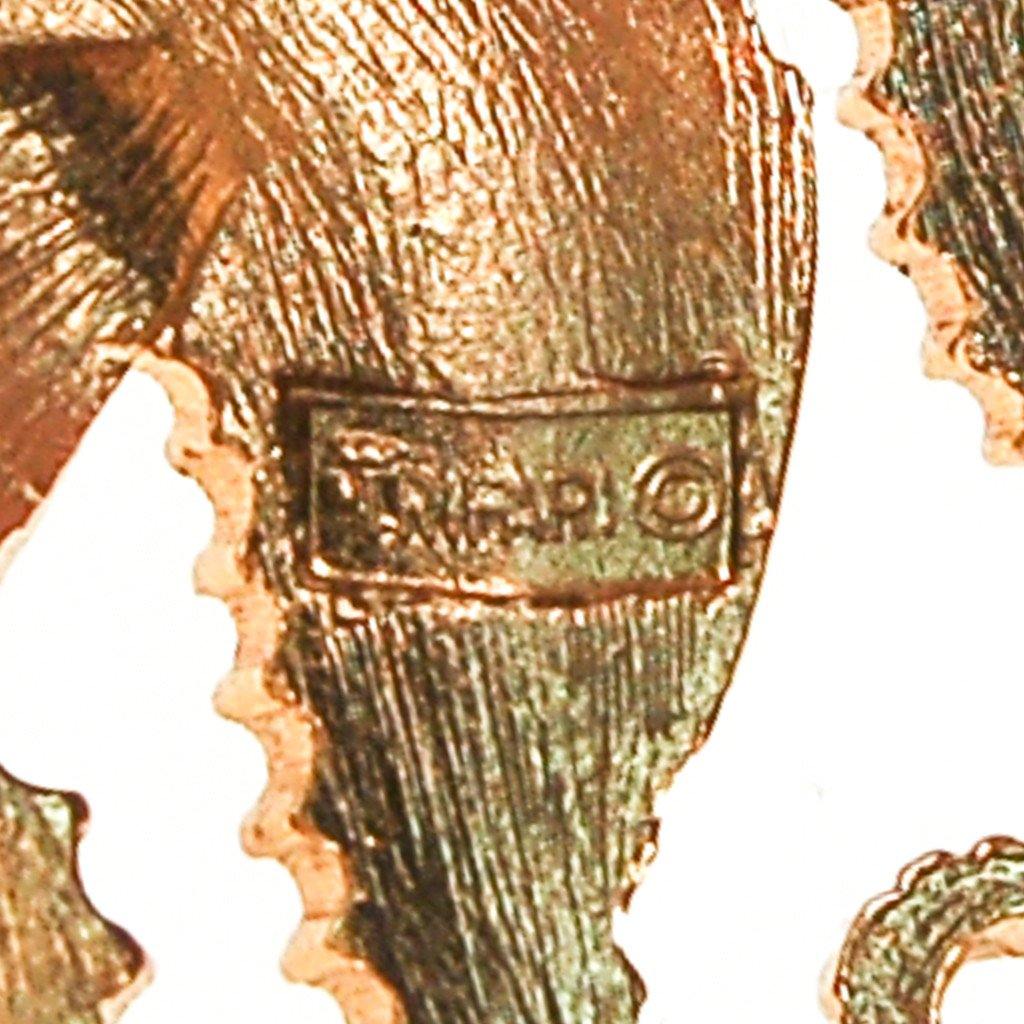 Crown Trifari Seahorse Brooch by Crown Trifari - Vintage Meet Modern Vintage Jewelry - Chicago, Illinois - #oldhollywoodglamour #vintagemeetmodern #designervintage #jewelrybox #antiquejewelry #vintagejewelry