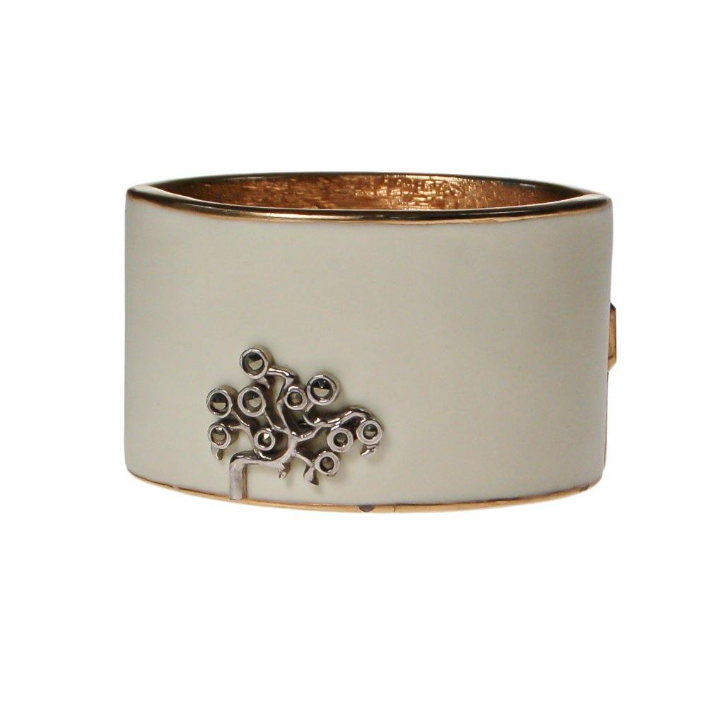 Ciner New York Scenic Garden in Antique Silver by Ciner - Vintage Meet Modern Vintage Jewelry - Chicago, Illinois - #oldhollywoodglamour #vintagemeetmodern #designervintage #jewelrybox #antiquejewelry #vintagejewelry