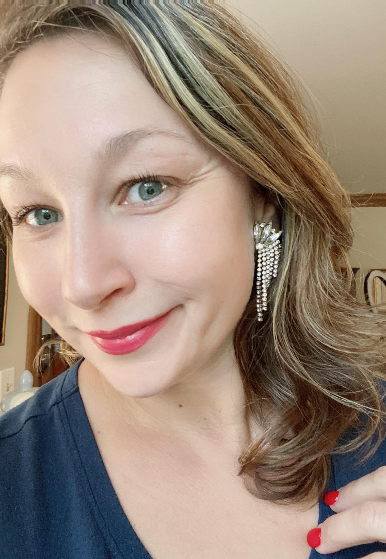 Art Deco Rhinestone Fringe Tassel Statement Earrings by Unsigned Beauty - Vintage Meet Modern Vintage Jewelry - Chicago, Illinois - #oldhollywoodglamour #vintagemeetmodern #designervintage #jewelrybox #antiquejewelry #vintagejewelry