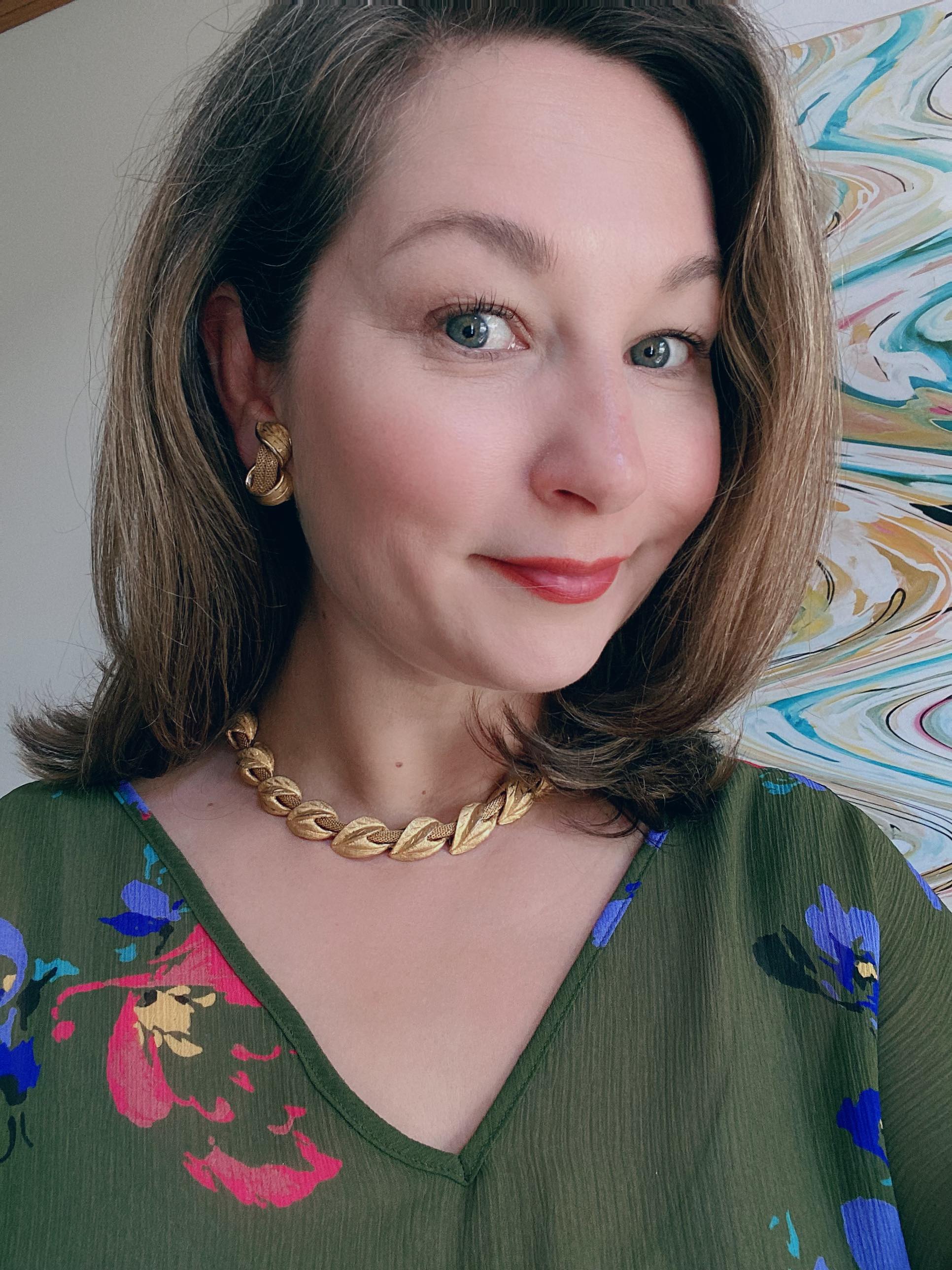 Milor Gold Chunky Chain Necklace by Milor - Vintage Meet Modern Vintage Jewelry - Chicago, Illinois - #oldhollywoodglamour #vintagemeetmodern #designervintage #jewelrybox #antiquejewelry #vintagejewelry