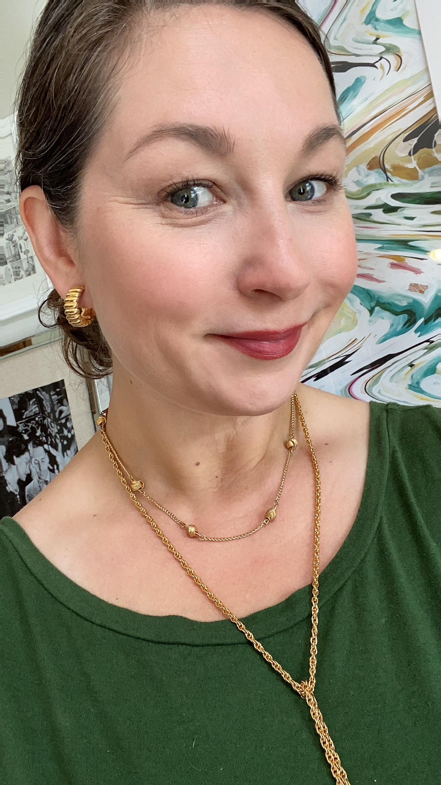 Vintage Avon Gold Knot Necklace by Avon - Vintage Meet Modern Vintage Jewelry - Chicago, Illinois - #oldhollywoodglamour #vintagemeetmodern #designervintage #jewelrybox #antiquejewelry #vintagejewelry