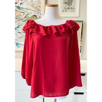 J. Crew Sleeveless Blouse with Ruffled, Scoop Neck Collar by J.Crew - Vintage Meet Modern Vintage Jewelry - Chicago, Illinois - #oldhollywoodglamour #vintagemeetmodern #designervintage #jewelrybox #antiquejewelry #vintagejewelry