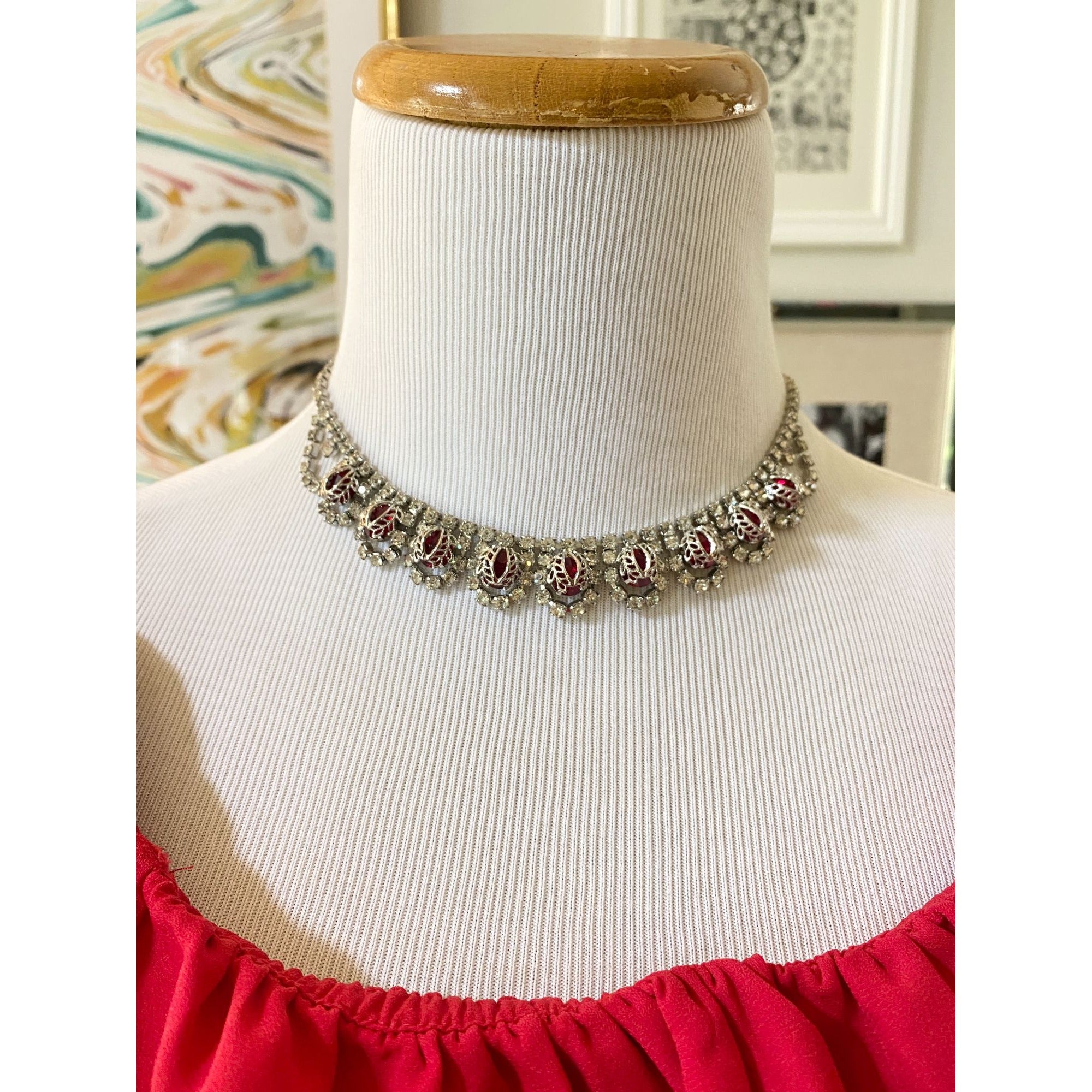 J. Crew Sleeveless Blouse with Ruffled, Scoop Neck Collar by J.Crew - Vintage Meet Modern Vintage Jewelry - Chicago, Illinois - #oldhollywoodglamour #vintagemeetmodern #designervintage #jewelrybox #antiquejewelry #vintagejewelry