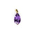 Vintage 18kt Gold Amethyst Pendant