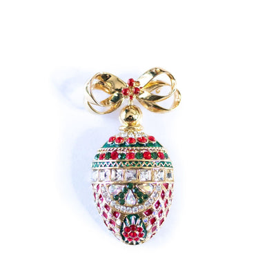 Swarovski Tree Ornament Collectible Brooch by Swarovski - Vintage Meet Modern Vintage Jewelry - Chicago, Illinois - #oldhollywoodglamour #vintagemeetmodern #designervintage #jewelrybox #antiquejewelry #vintagejewelry