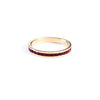 Vintage Ruby Cubic Zirconia Eternity Ring by Vintage Meet Modern - Vintage Meet Modern Vintage Jewelry - Chicago, Illinois - #oldhollywoodglamour #vintagemeetmodern #designervintage #jewelrybox #antiquejewelry #vintagejewelry
