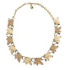 Vintage Thermoset Cream and Taupe Leaf Necklace by Unsigned Beauty - Vintage Meet Modern Vintage Jewelry - Chicago, Illinois - #oldhollywoodglamour #vintagemeetmodern #designervintage #jewelrybox #antiquejewelry #vintagejewelry