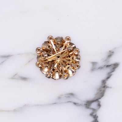 Vintage Red Rhinestone Brooch by West Germany - Vintage Meet Modern Vintage Jewelry - Chicago, Illinois - #oldhollywoodglamour #vintagemeetmodern #designervintage #jewelrybox #antiquejewelry #vintagejewelry