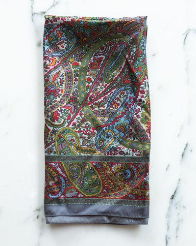 Liberty of London Paisley 100% Silk Scarf by Liberty of London - Vintage Meet Modern Vintage Jewelry - Chicago, Illinois - #oldhollywoodglamour #vintagemeetmodern #designervintage #jewelrybox #antiquejewelry #vintagejewelry