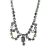 Vintage Rhinestone Bib Necklace by 1950s - Vintage Meet Modern Vintage Jewelry - Chicago, Illinois - #oldhollywoodglamour #vintagemeetmodern #designervintage #jewelrybox #antiquejewelry #vintagejewelry