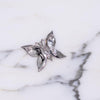 Vintage Coro Art Deco Style Diamante Rhinestone Butterfly Brooch by Coro - Vintage Meet Modern Vintage Jewelry - Chicago, Illinois - #oldhollywoodglamour #vintagemeetmodern #designervintage #jewelrybox #antiquejewelry #vintagejewelry