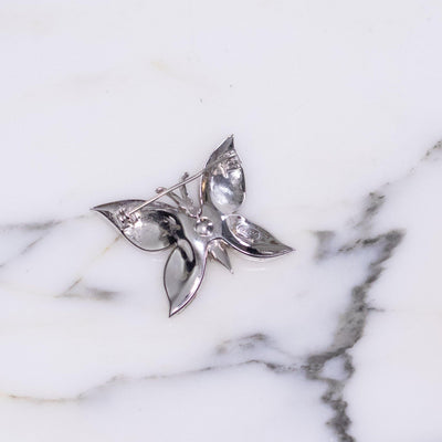 Vintage Coro Art Deco Style Diamante Rhinestone Butterfly Brooch by Coro - Vintage Meet Modern Vintage Jewelry - Chicago, Illinois - #oldhollywoodglamour #vintagemeetmodern #designervintage #jewelrybox #antiquejewelry #vintagejewelry