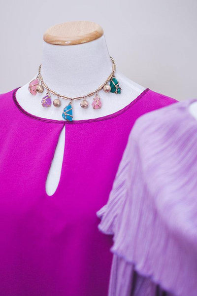 Vintage Blue Rock Candy Lucite Dangle Drop Earrings, 1950s Era by 1950s - Vintage Meet Modern Vintage Jewelry - Chicago, Illinois - #oldhollywoodglamour #vintagemeetmodern #designervintage #jewelrybox #antiquejewelry #vintagejewelry