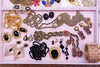 Vintage Jet Black Crystal Beaded Earring Clip On by Jet Black - Vintage Meet Modern Vintage Jewelry - Chicago, Illinois - #oldhollywoodglamour #vintagemeetmodern #designervintage #jewelrybox #antiquejewelry #vintagejewelry