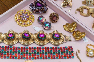 Huge 1960s Vintage Amethyst Crystal Cocktail Ring by 1960s - Vintage Meet Modern Vintage Jewelry - Chicago, Illinois - #oldhollywoodglamour #vintagemeetmodern #designervintage #jewelrybox #antiquejewelry #vintagejewelry