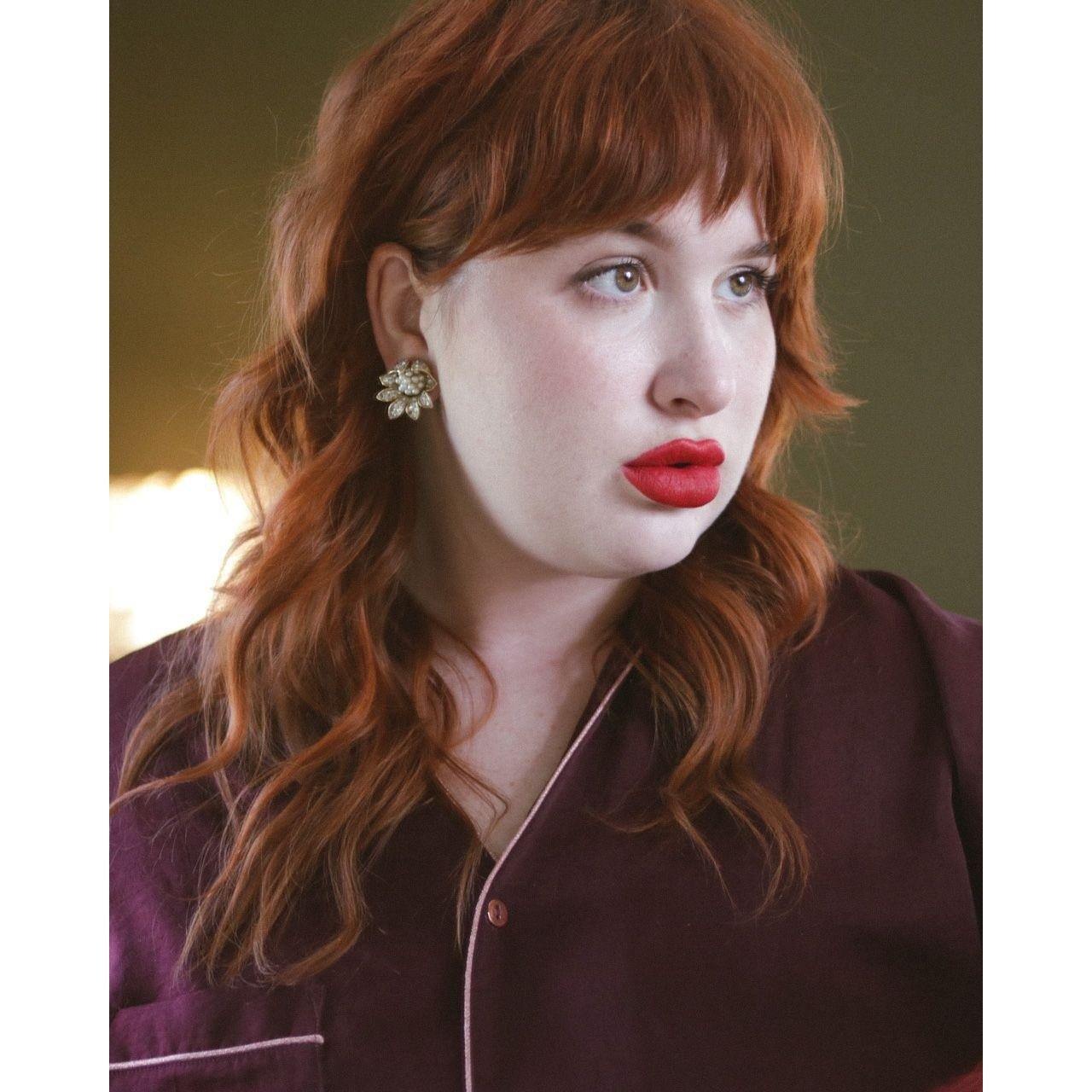 Vintage Jomaz Pearl and Diamante Rhinestone Flower Earrings by Jomaz - Vintage Meet Modern Vintage Jewelry - Chicago, Illinois - #oldhollywoodglamour #vintagemeetmodern #designervintage #jewelrybox #antiquejewelry #vintagejewelry