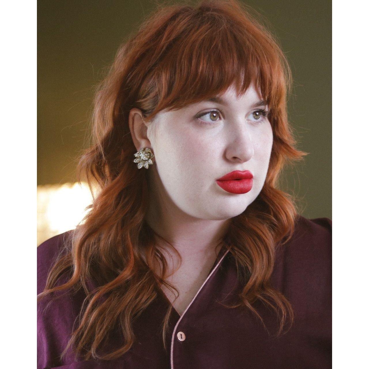 Vintage Jomaz Pearl and Diamante Rhinestone Flower Earrings by Jomaz - Vintage Meet Modern Vintage Jewelry - Chicago, Illinois - #oldhollywoodglamour #vintagemeetmodern #designervintage #jewelrybox #antiquejewelry #vintagejewelry